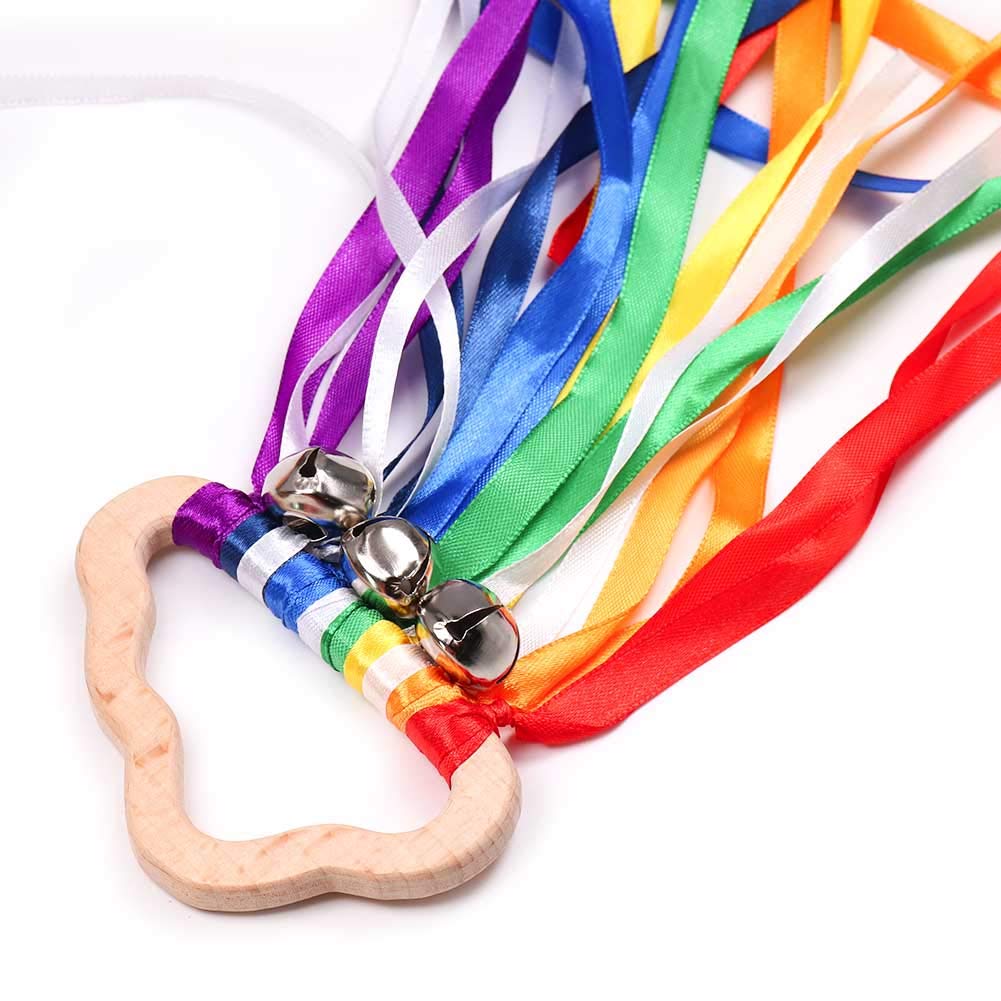 Rainbow Hand Kite - Baby Sensory Toys, Montessori Learning Toy Set of 2 Gift for Kids