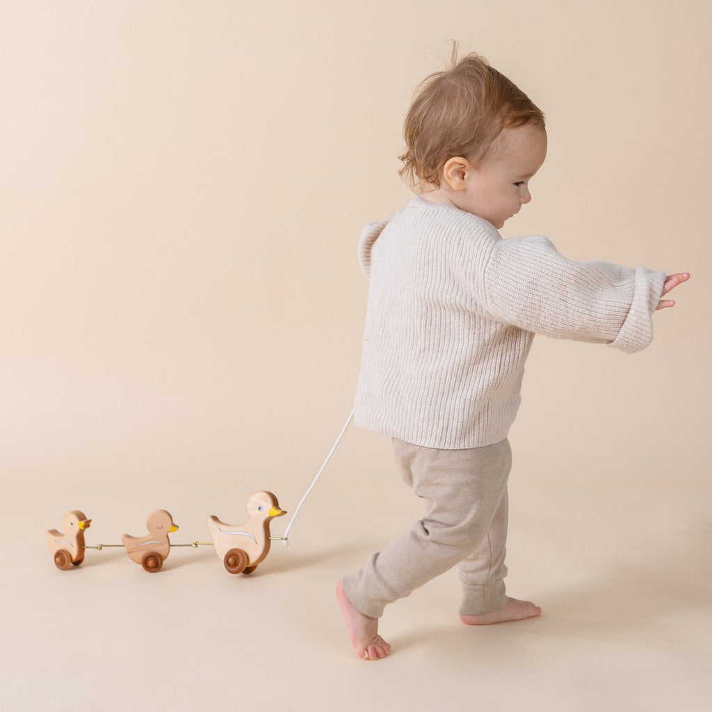 Pull Toy - The 3 Ducks | Maple Wood | Made in the USA 🇺🇸