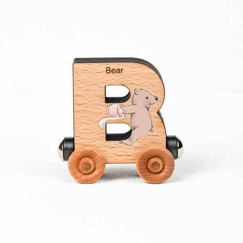 ABCs Magnetic Wooden Train Letters Made in USA for Kids | Made in the USA 🇺🇸