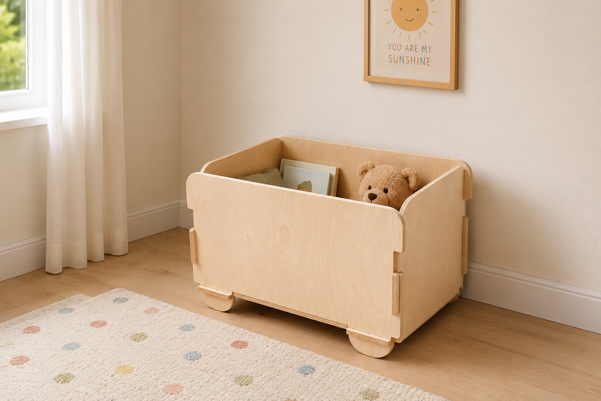JeraGoods Easy-Fit Baltic Toy Box – No Tools, Built to Last (Copy)