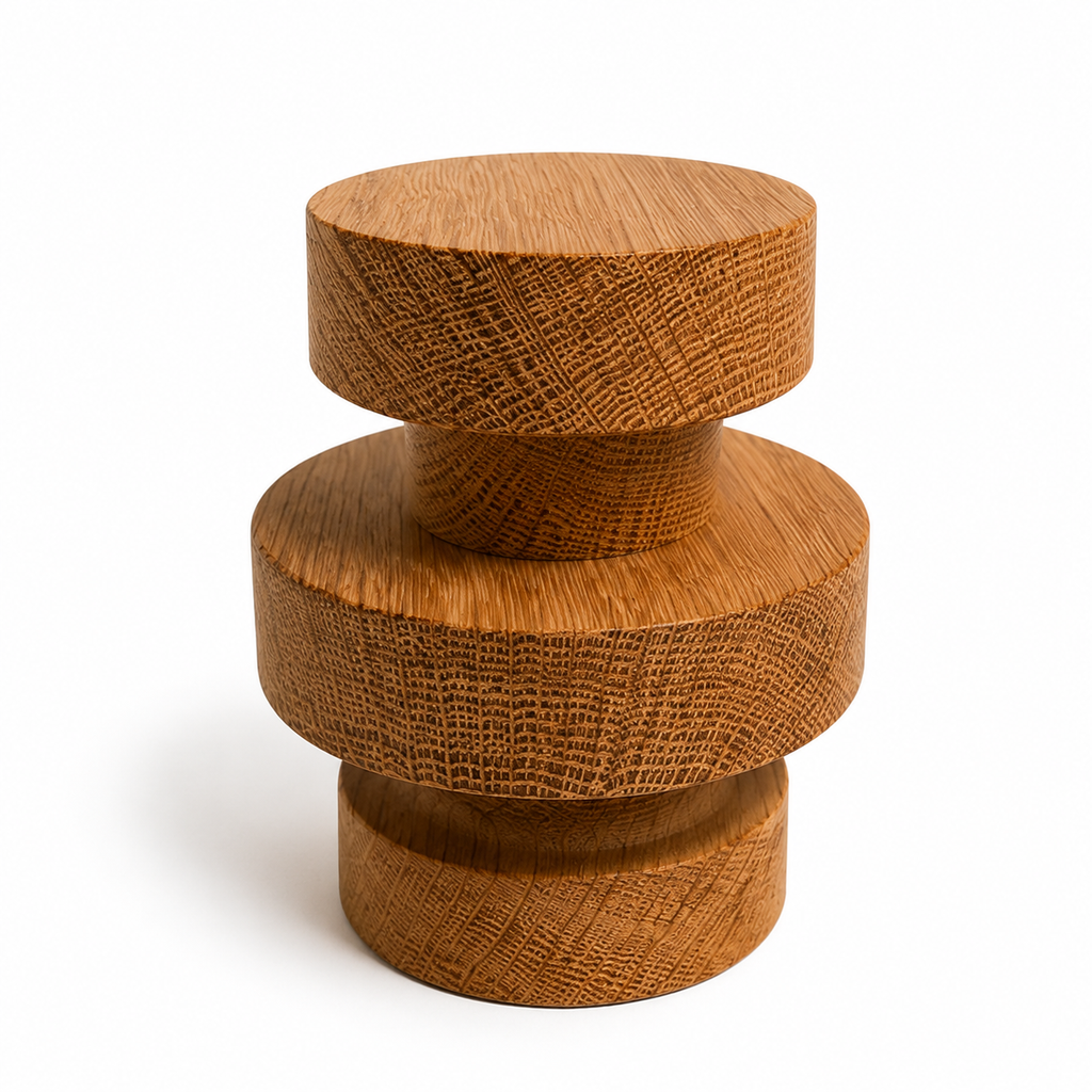 Solid Oak Wall Hook – Wooden Coat, Hat & Towel Hook