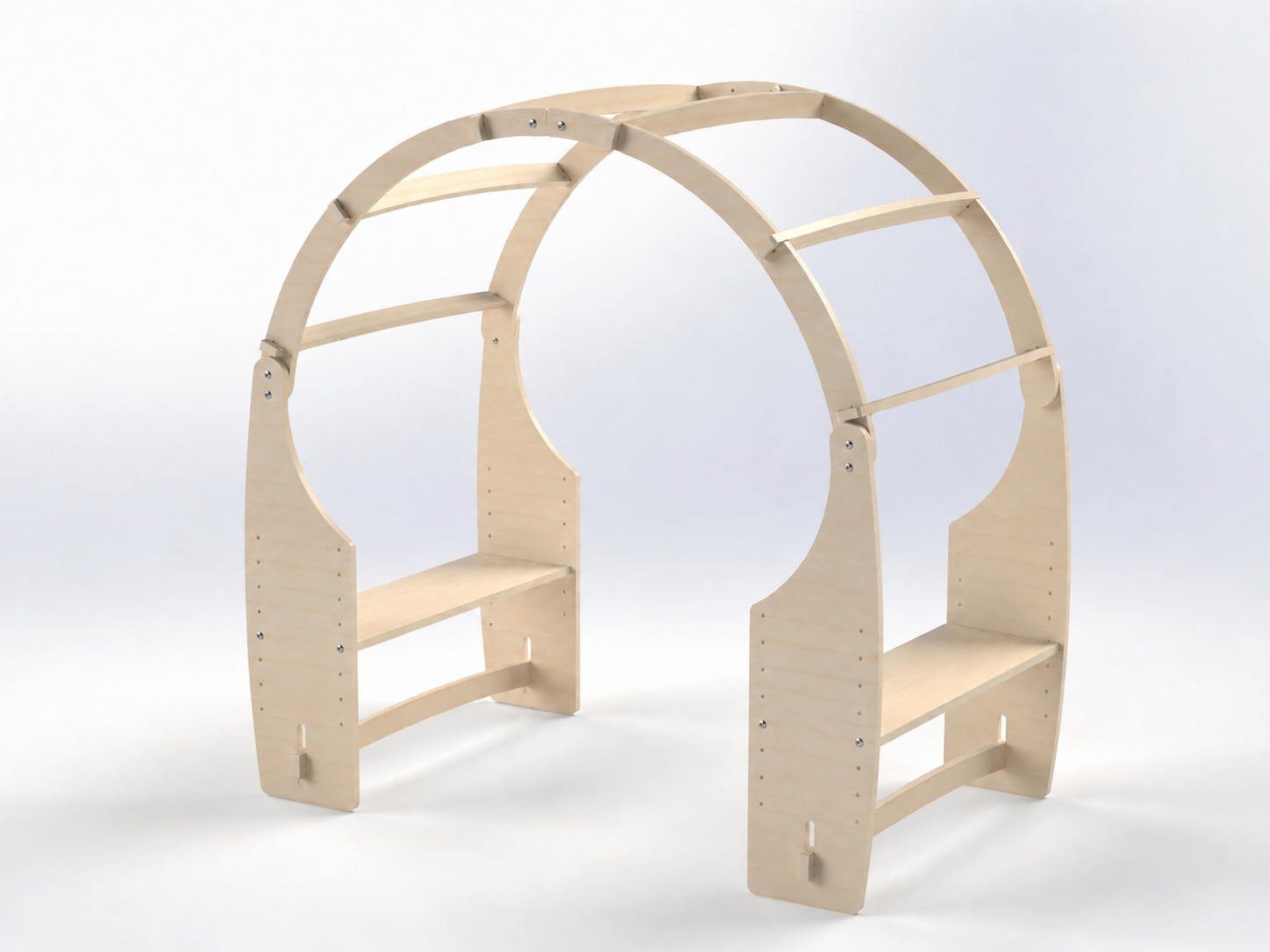 Waldorf Wooden Play Fort & Reading Nook